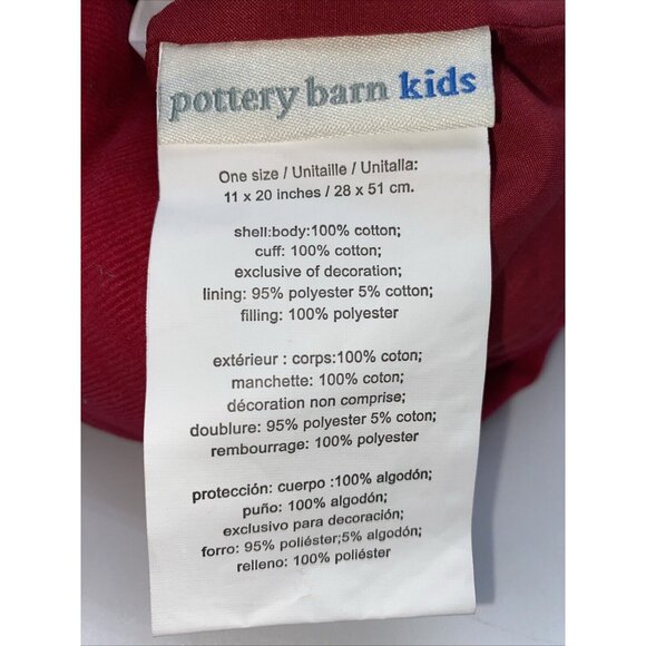 Pottery Barn Kids Finn Bear on Train Christmas Stocking Holiday Xmas Quilted - Picture 10 of 15